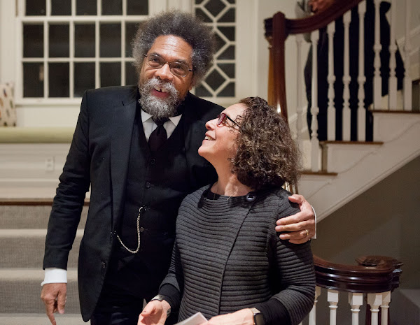 Cornel West and President Rosanne Somerson