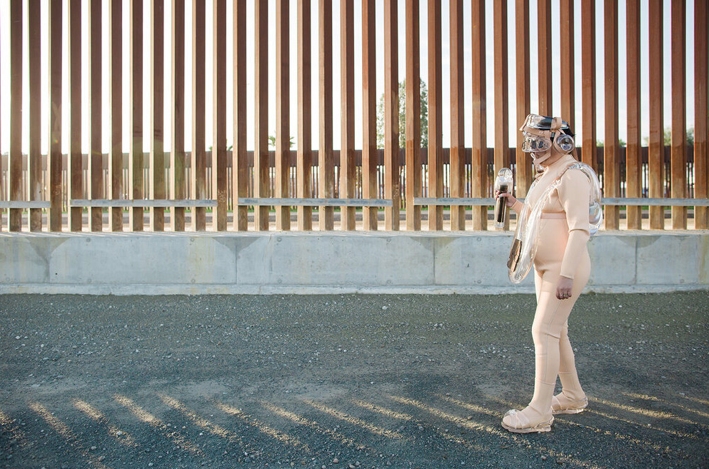Tanya Aquiniga MFA 05 FD focuses on the fence separating Mexico from the US in Metabolizing the Border (2019–20)