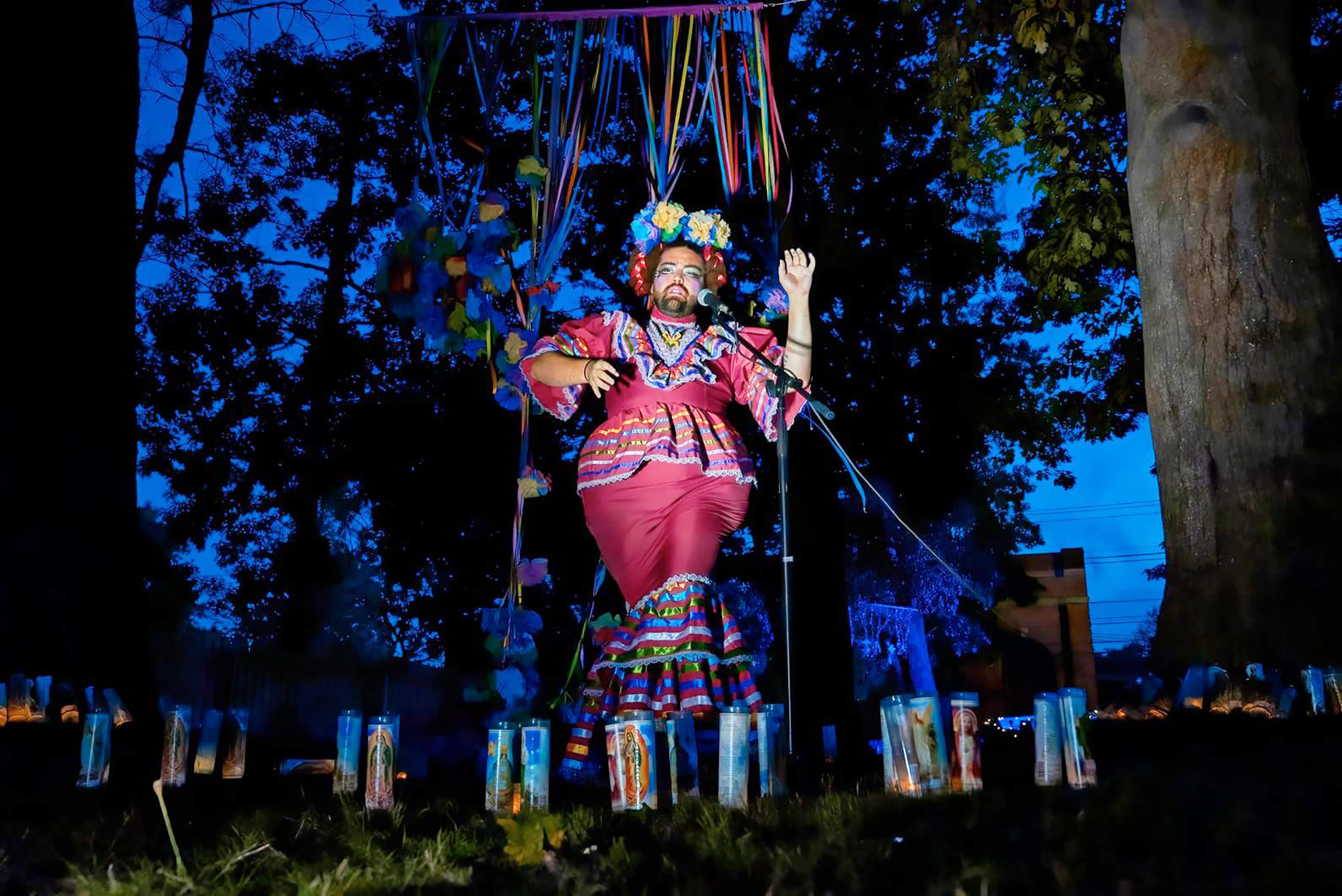 Matthew Garza in performance