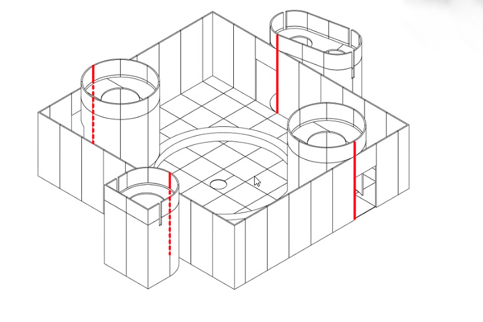 early sketch of planned intervention