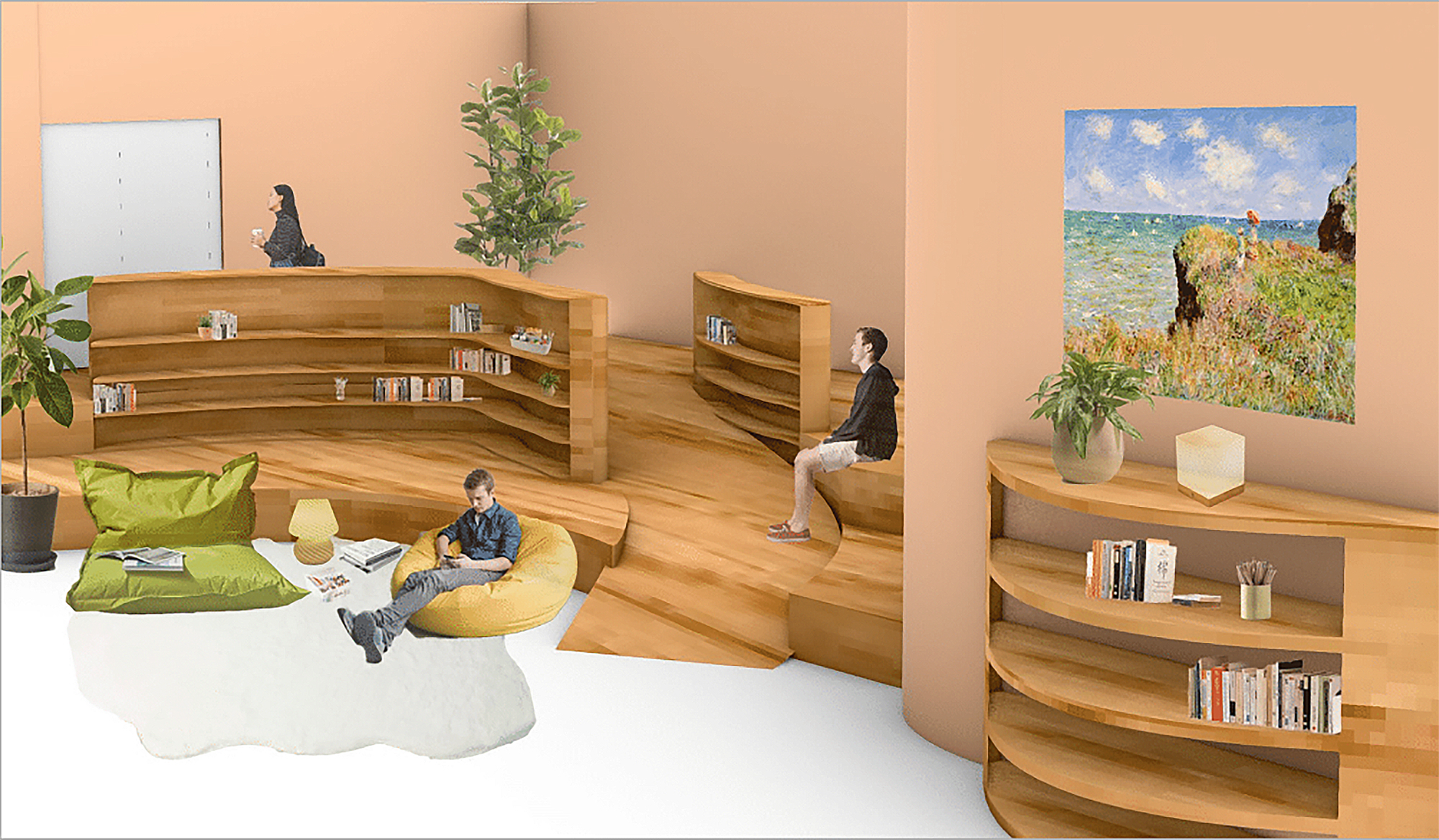 harm reduction center design by Mary Byrnes