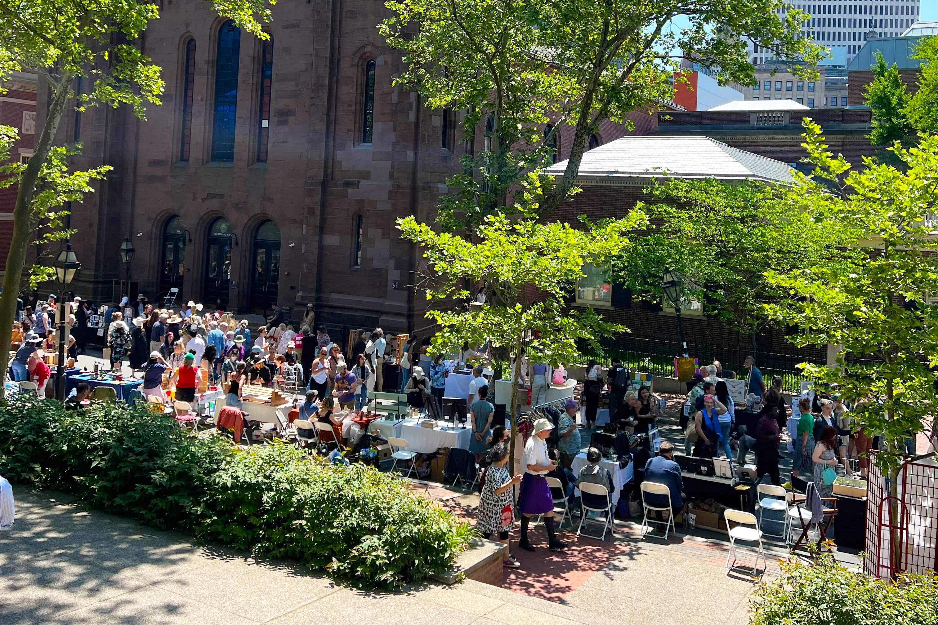 RISD Craft sale on Benefit Street