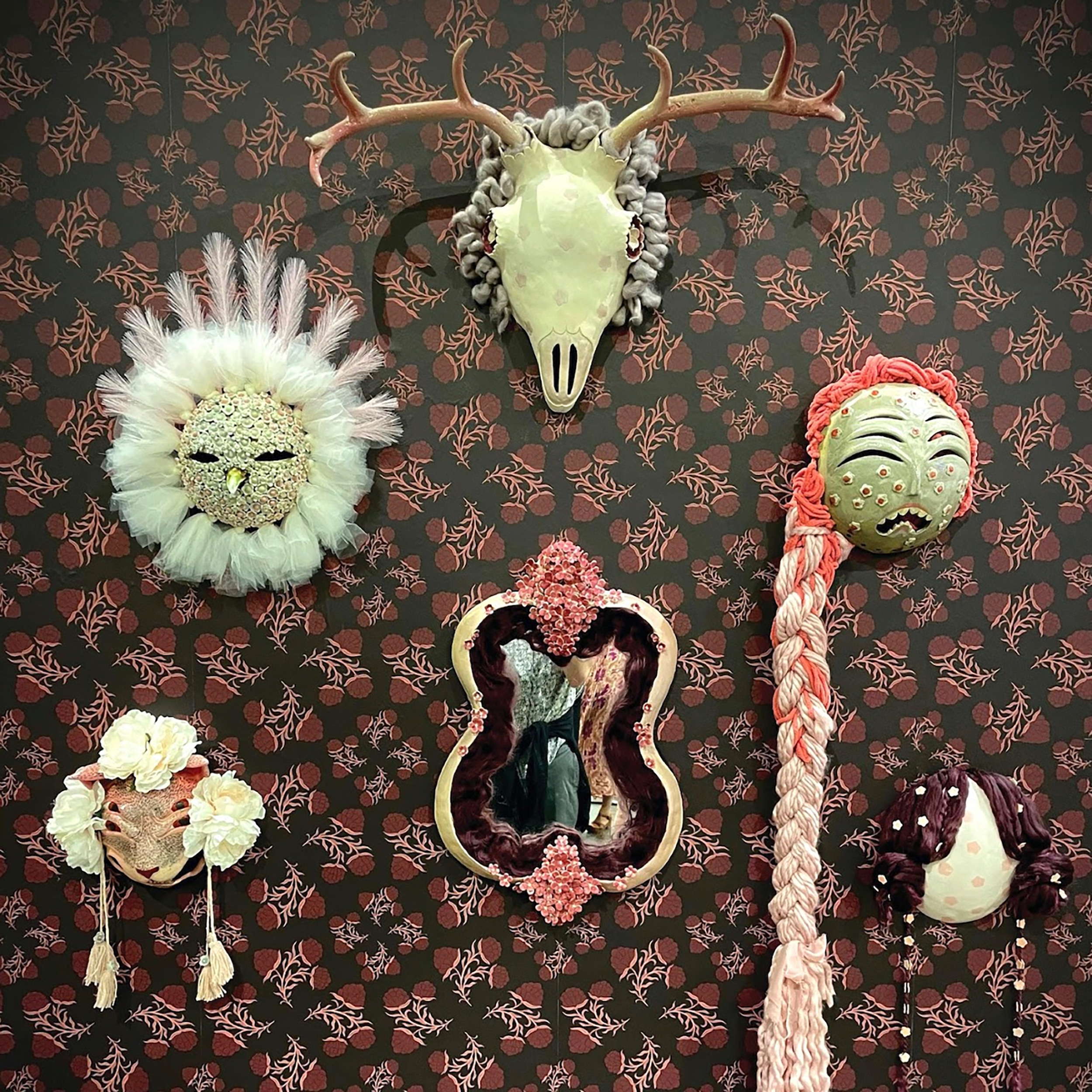mythological masks by Kalee Calhoun