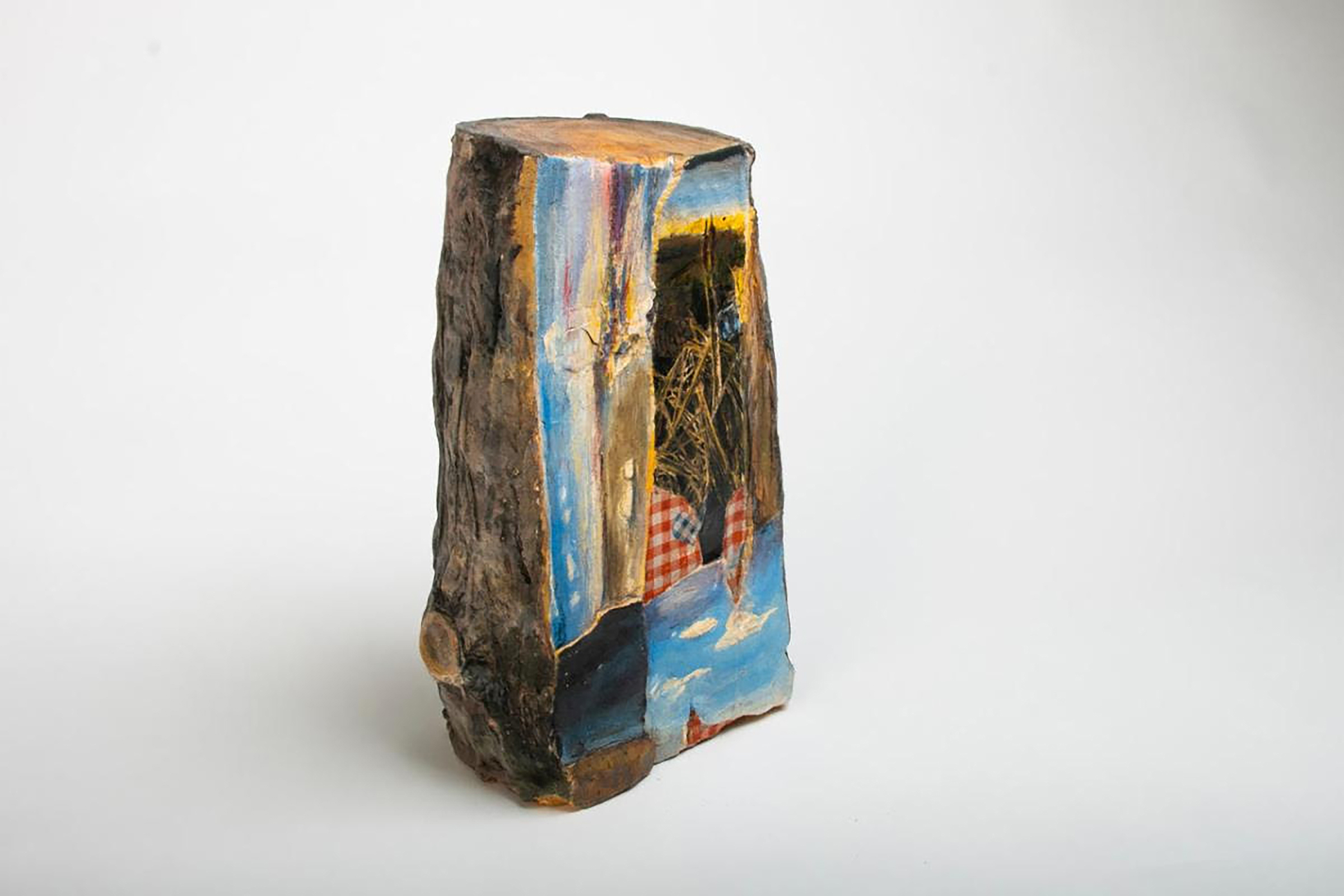 painted wooden object by Edward Steffanni