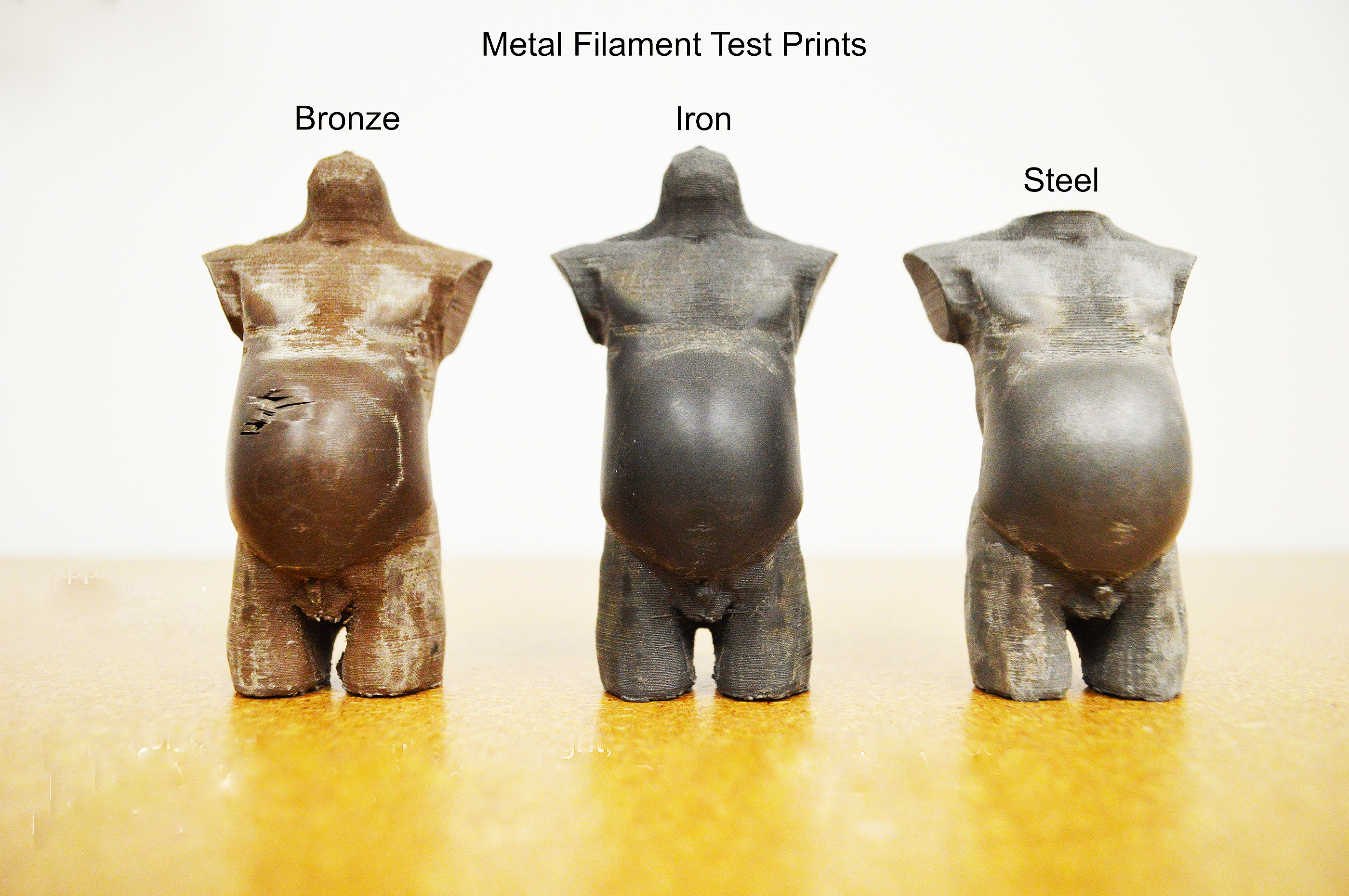 Materials tests of torsos