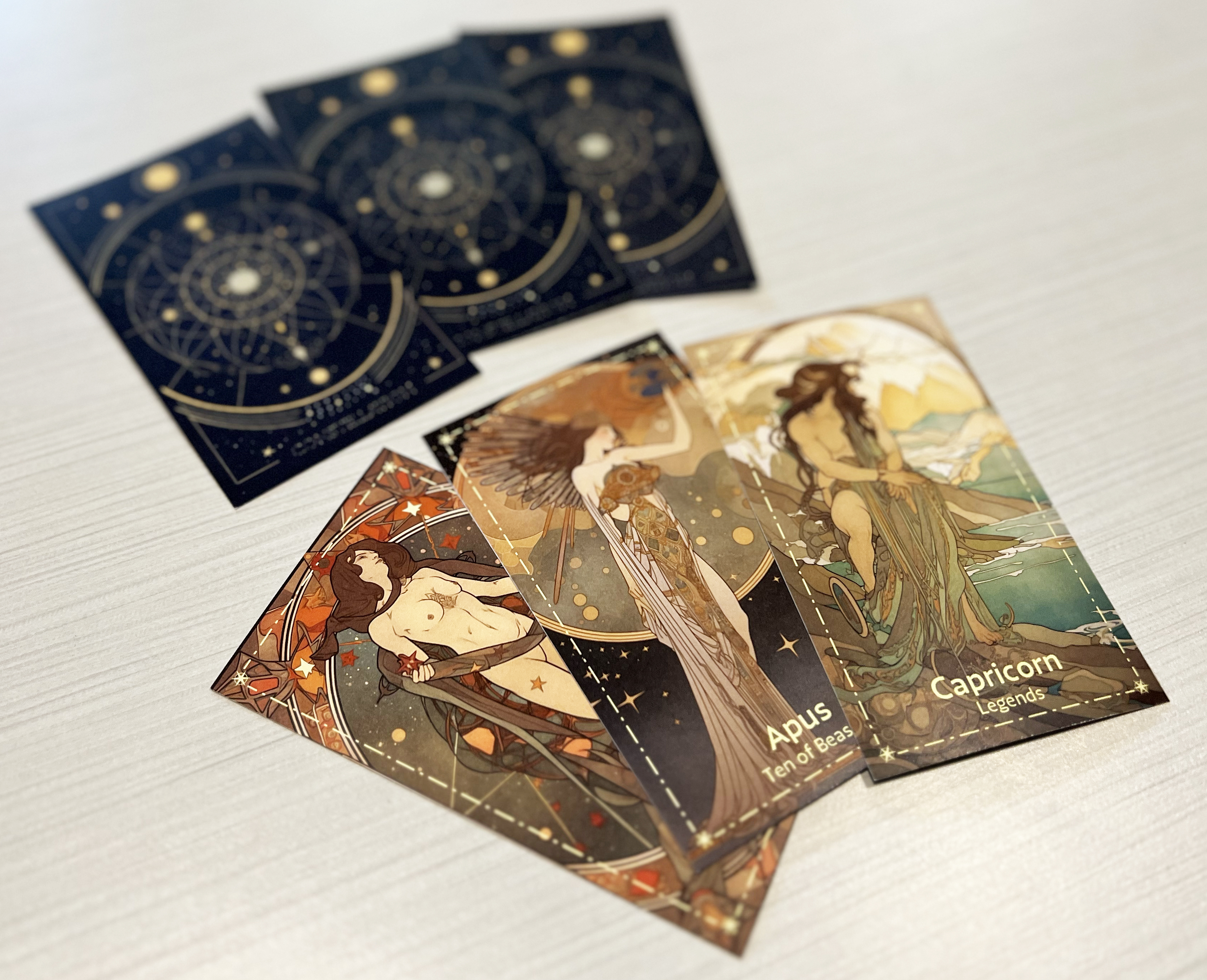 AI-generated tarot cards were part of a student's final project