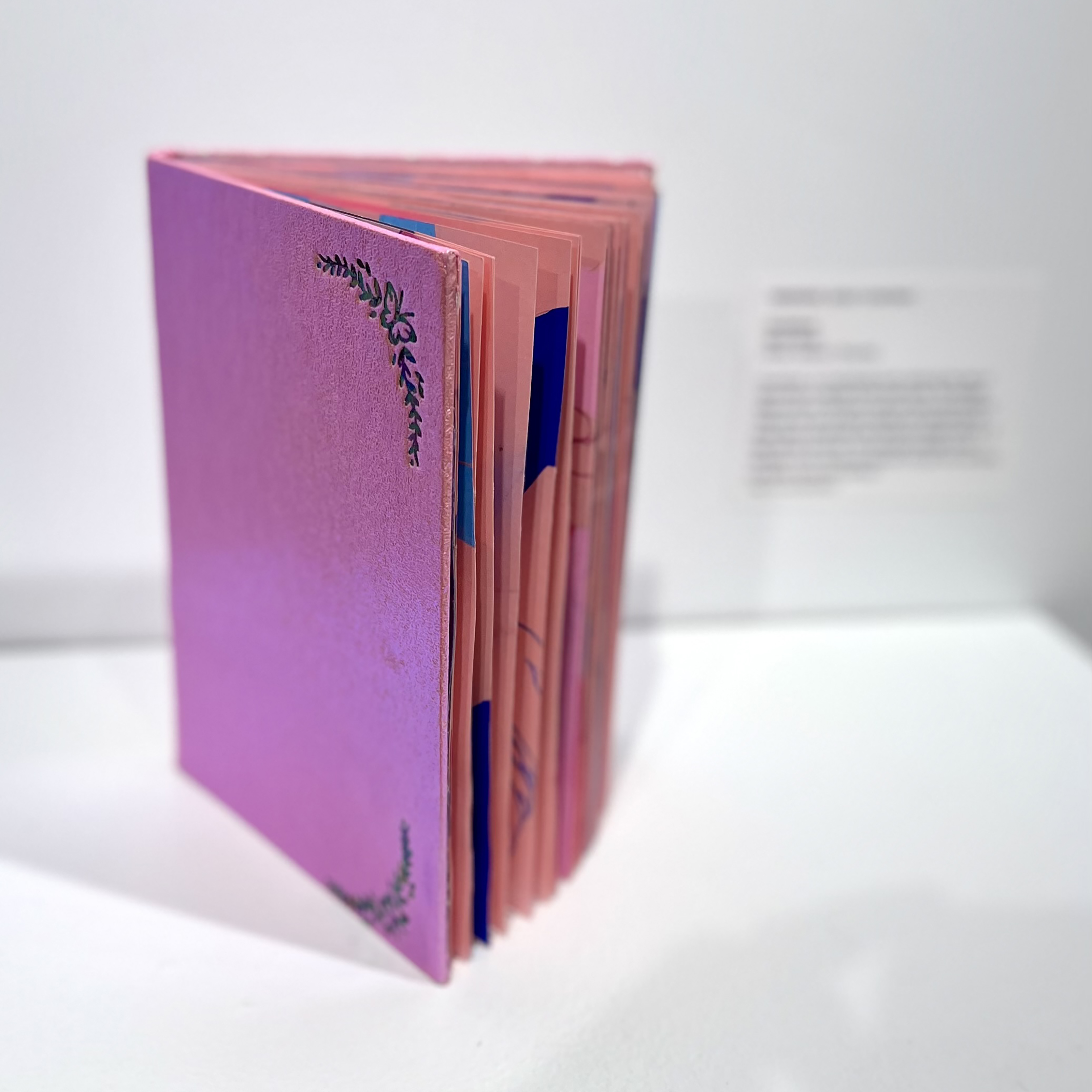A pink book titled cockblock by Adrian Jackson