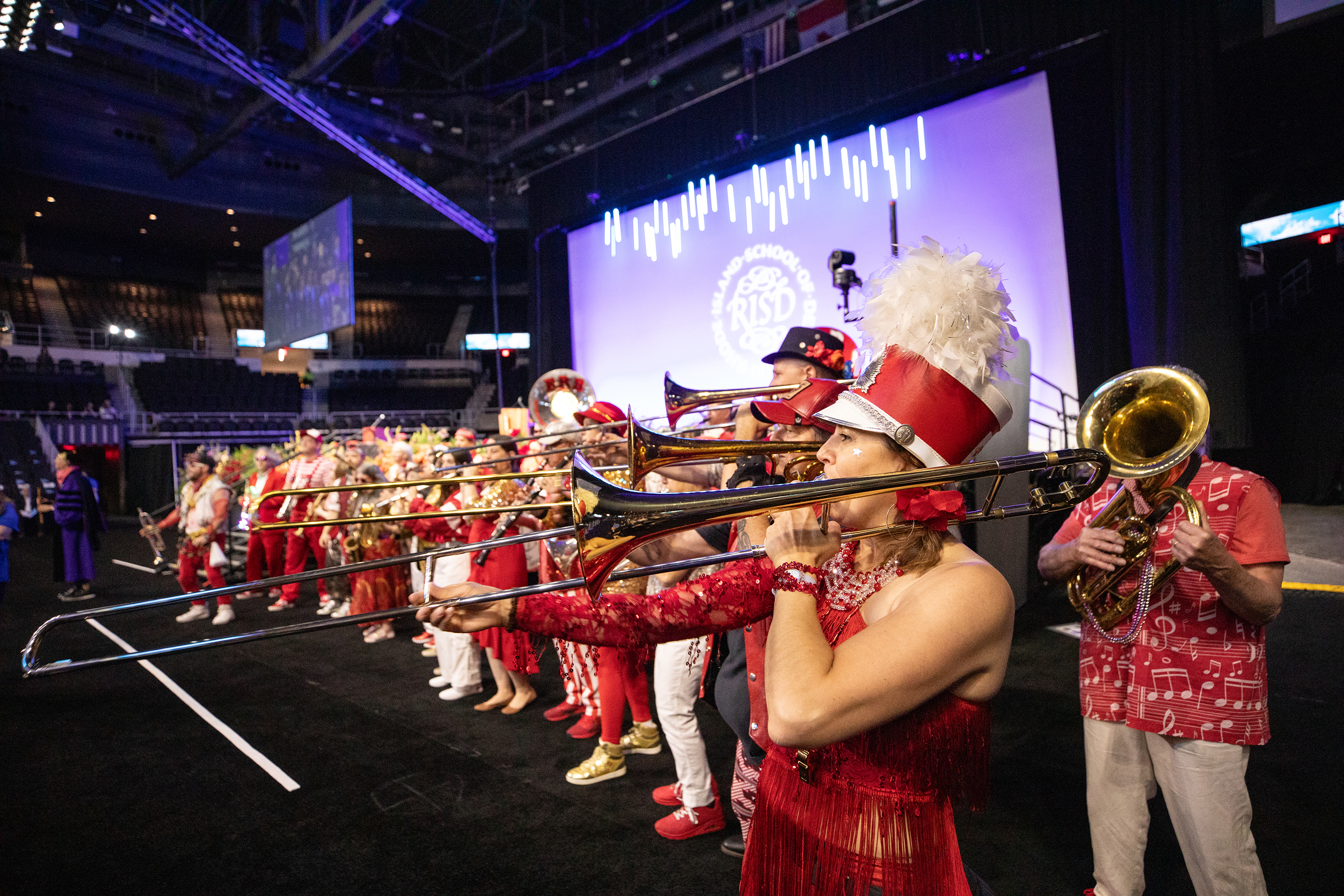 the Extraordinary Rendition Band at Commencement 2025