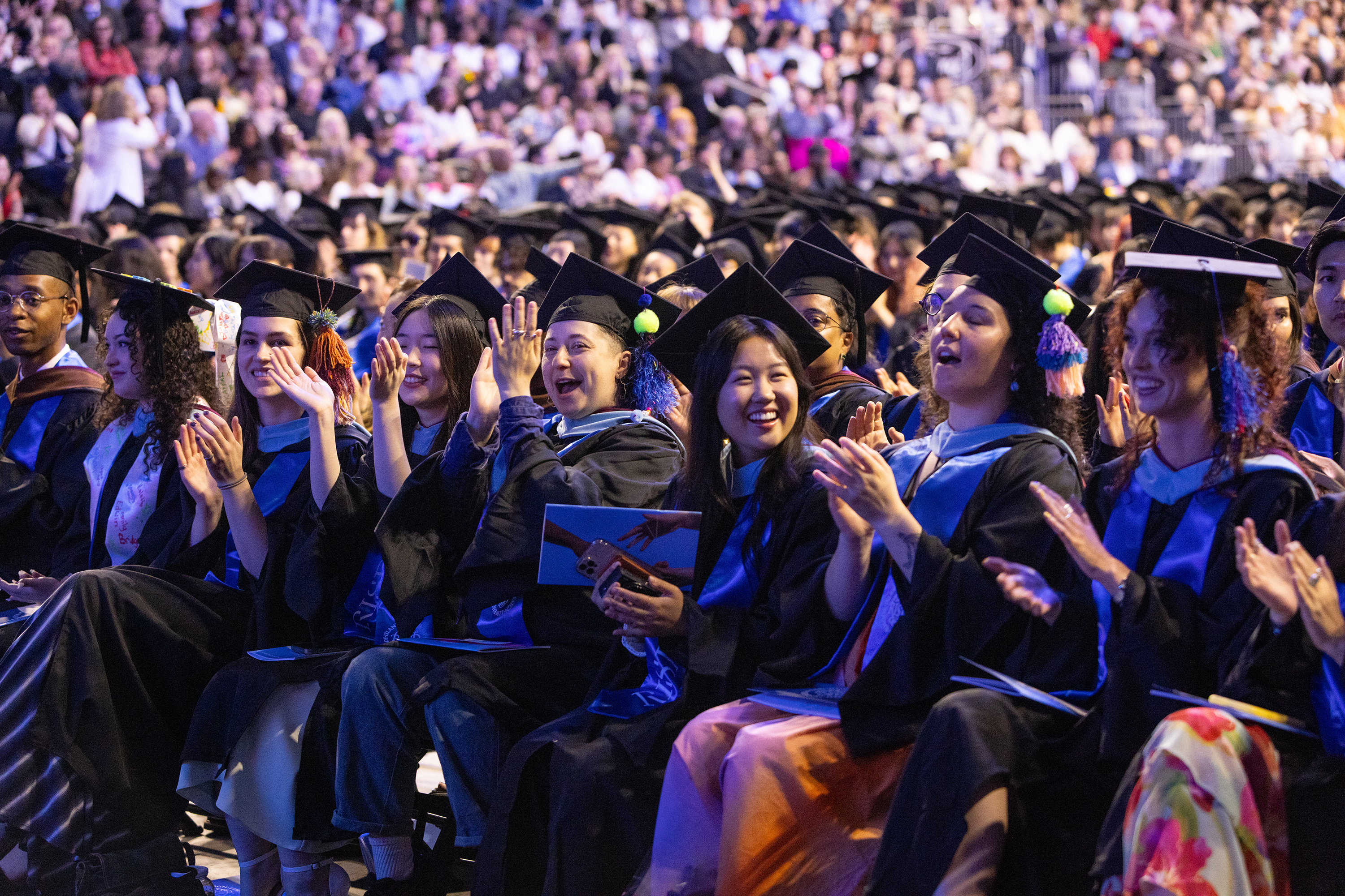 students at Commencement 2025