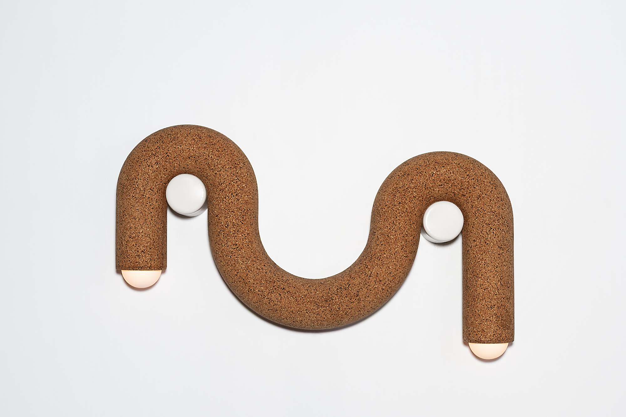 wiggly lighting fixture by Sam Sherman