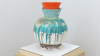 A sculpture by Ceramics alum Nicole Cherubini