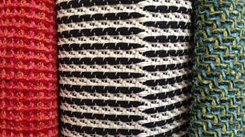 detail of textiles designed by RISD alum Michael Koch