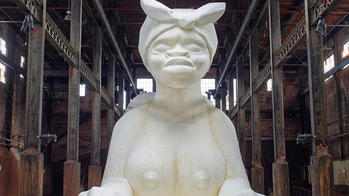 Sugar Baby sculpture by Kara Walker MFA 94 PT/PR