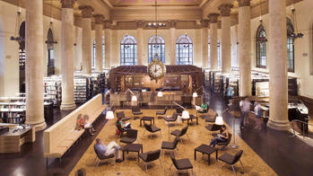 risd library view from staircase