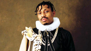a Black man in Dutch Colonial attire