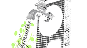 detail of show poster