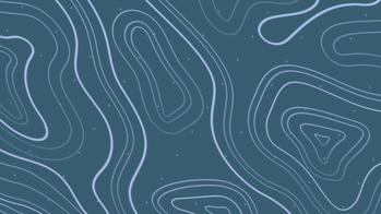 detail of swirly show poster
