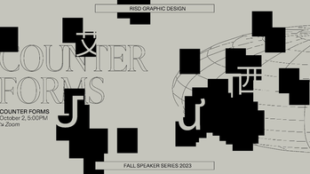 gray and black lecture poster