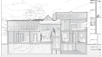 architectural rendering from exhibition poster