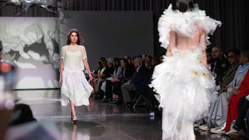 Models walk the runway