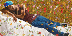 Morpheus by Kehinde Wiley, who will accept an honorary degree at Commencement