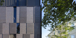 Facade of RISD dorm, North Hall