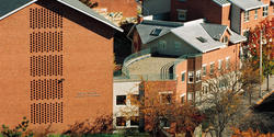 photograph of RISD's quad in autumn sunlight