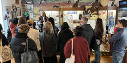 Students take a trip to the Tomaquag Museum in Exeter, RI
