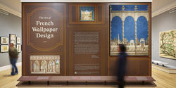 a view of the gallery where the exhibition is on display