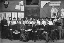 risd graduating class of 1902 black and white historical photo