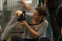 Natalia Almada MFA 01 PH working on her film Todo lo demás (Everything Else)