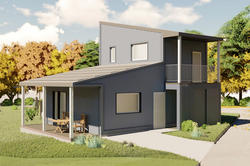 Model of affordable, net-zero home designed in a RISD studio that is being built in Providence