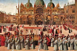Gentile Bellini’s Procession in Piazza San Marco