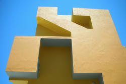 Geometric architectural piece by Hashim Sarkis BArch 87