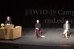 Still from RISD Community Town Hall March 2020