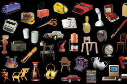 Image of many photographs of every-day objects 