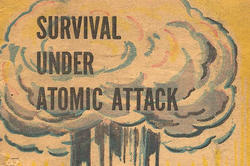 Cover of Survival Under Atomic Attack, an official U.S. government booklet