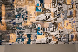 detailed image of an abstract textile