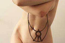 nude model shows Symbols by Mercan Dinckok