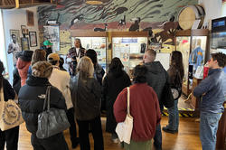 Students take a trip to the Tomaquag Museum in Exeter, RI