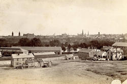 historic photo of little-known Snowtown neighborhood in 1800s Providence