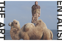 a woman with a camel