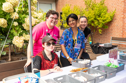 RISD Health and Wellness Ambassadors at Move-In Day - photo by Jo Sittenfeld