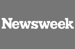 Newsweek logo gray background