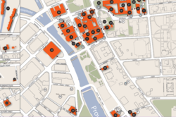 View of RISD's google map