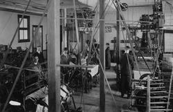 metcalf building textiles workshop 1913 black and white historical photo