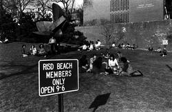 risd beach black and white historical photo