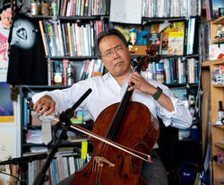 Yo-Yo Ma playing the cello