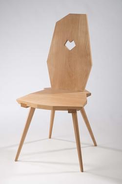 A chair by Furniture Design graduate alum Zac Yelnosky