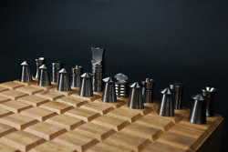 a chess set made by Industrial Design alum Louis Selby